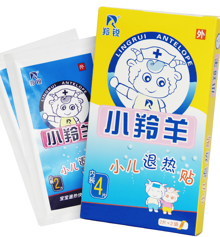 小儿退热贴(小羚羊）50mm*120mm*4贴