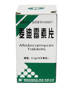 麦迪霉素片  0.1g*100片(10万单位)