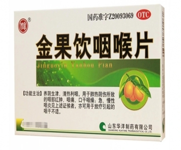 金果饮咽喉片       0.5g*10片*2板/盒
