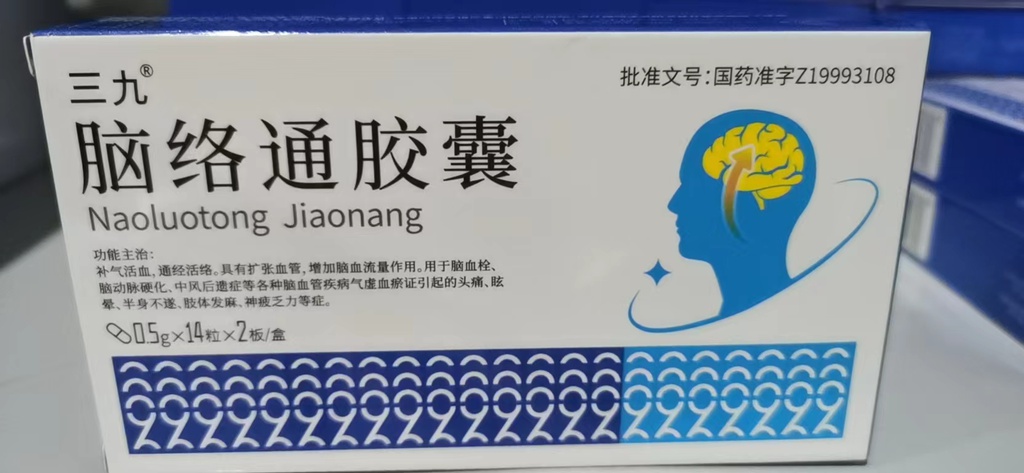 脑络通胶囊     0.5g*14粒*2板/盒