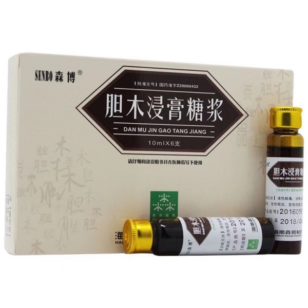 胆木浸膏糖浆    10ml*6支/盒