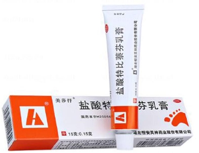 盐酸特比萘芬乳膏    15g:0.15g/盒