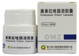 奥美拉唑肠溶胶囊   20mg*14粒
