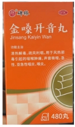 金嗓开音丸    480丸/瓶/盒